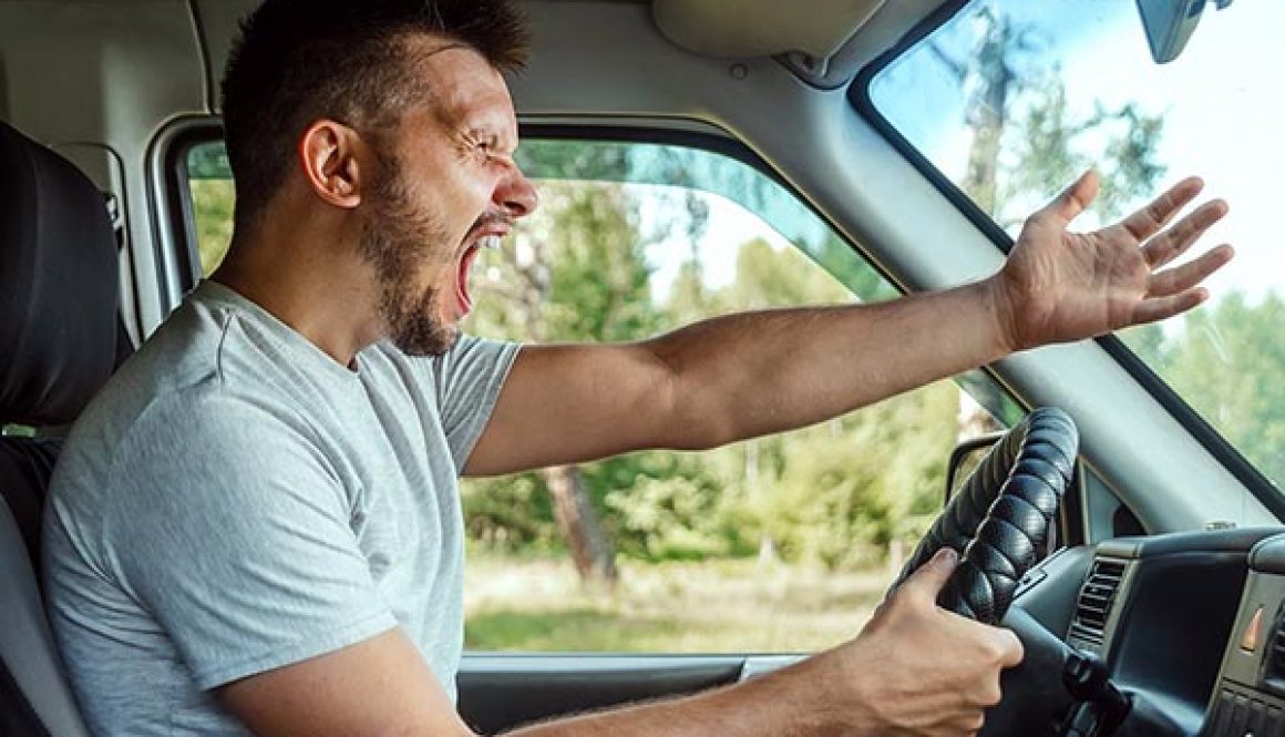Aggressive,Man,,The,Driver,Of,The,Car,Is,Outraged,At